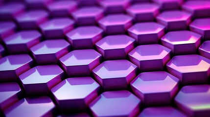 purple hexagon wallpaper. Digital concept, illustration painting.