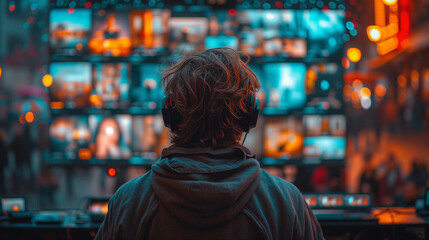 Fototapeta premium content creator, influencer, vlog, vlogger, 