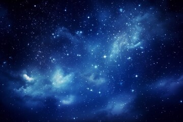 Obraz premium Night starry sky. Night cloudy sky