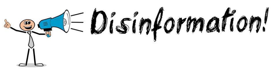 Disinformation! - obrazy, fototapety, plakaty