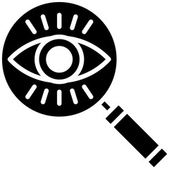 Eye Magnifier Icon