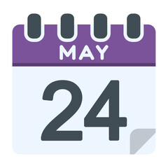 24 May Vector Icon Design