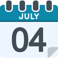 4 July Vector Icon Design