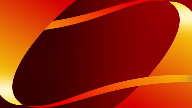 Ribbon intro smooth animation with gradient background visual effect motion graphics shape symmetry colour red orange