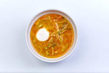 cabbage soup with sour cream