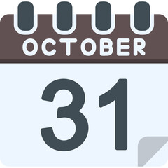 31 October Vector Icon Design