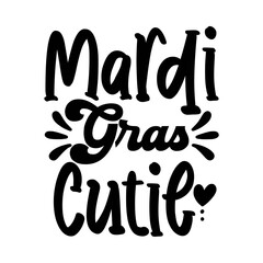 Mardi Gras Cutie SVG Design