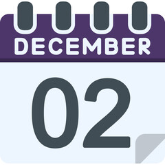 2 December Vector Icon Design