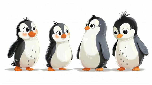 Cute Penguin Characters
