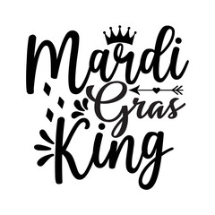 Mardi Gras King SVG Design