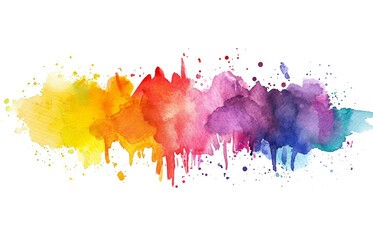 Modern vibrant aquarelle spot