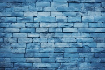 blue brick wall background