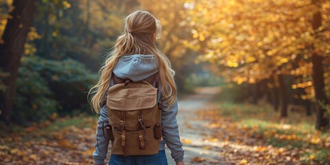 Fall Fashion: Backpacks and Hoodies Generative AI