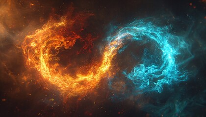 Fiery Fusion: The Perfect Blend of Fire and Ice Generative AI