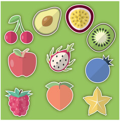 Fruit stickers