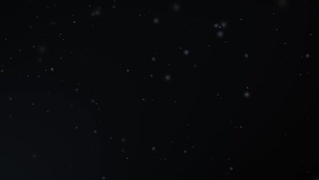 Abstract dust particles background on dark background
