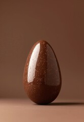 hyper realistic photography, chocolate easter egg, pop art, simple, minimalistic, generated with AI