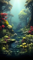 Underwater Fantasy world Beauty of creatures, Underwater Beauty, Fantasy World 