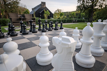outdoor Schachfiguren