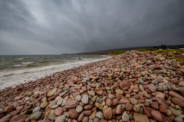 starker Sturm an der Küste
