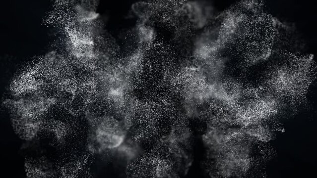 dust particals flying background 4k