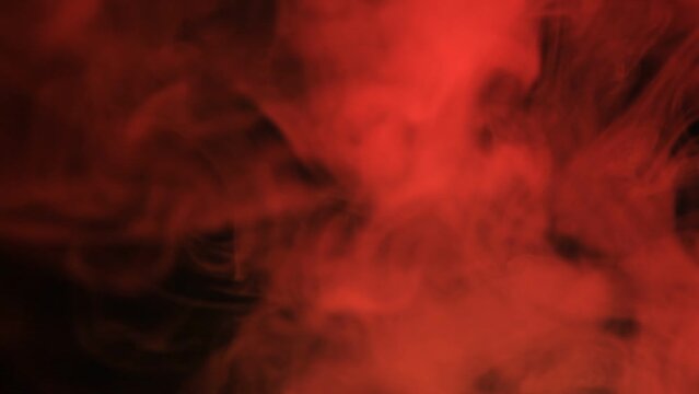 red smoke dark background 