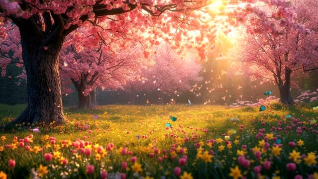 beams, rainbow, multicolor, nature, open, pink, plants, postcard, poster, purple, scarlet, maroon, sky, snail, spring, summer, sun, sunny, trees, violet, white, morning, magenta, beautiful, deciduous,