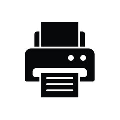 printer icon vector design template simple and clean