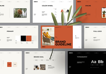 Brand Guideline Template - obrazy, fototapety, plakaty