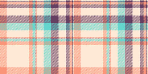 Single seamless pattern tartan, professional textile texture vector. Coloured plaid fabric background check in antique white and red colors.