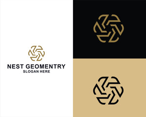 nest N logo geometry