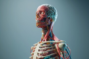 Illustration of a human anatomy