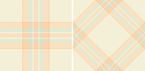 Fabric background vector of seamless check pattern with a tartan texture textile plaid.