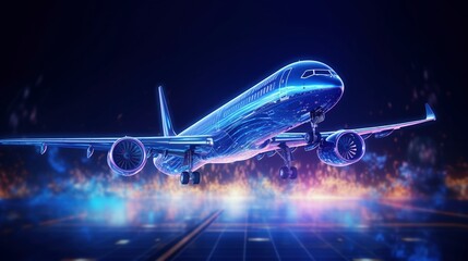 Transportation Mode Theme Science and Technology Background