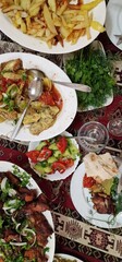 home cooked dinner in armenia