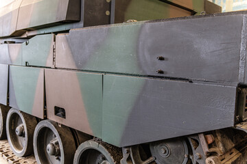 military heavy armor from tank, armour plating
