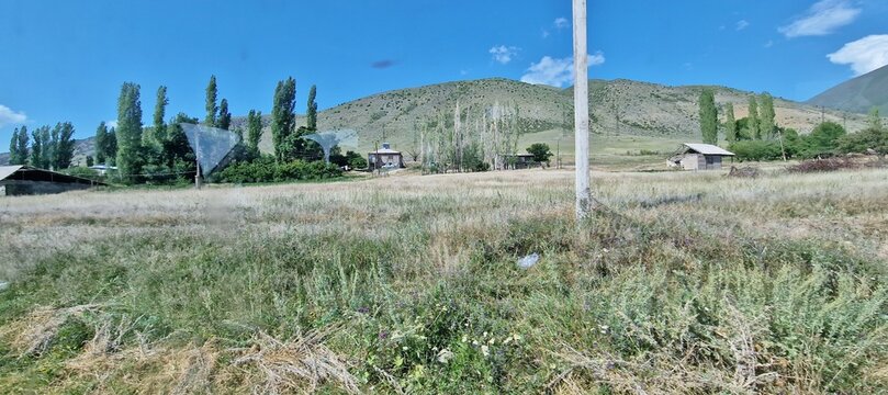 Armenia mountains landscapes close to lake Sevan