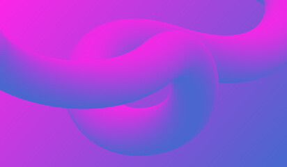 Modern layout design template with dynamic fluid gradient lines. Creative covers or horizontal posters in modern minimal style. 