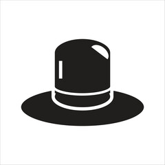 hat vector icon line template
