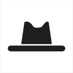 hat vector icon line template