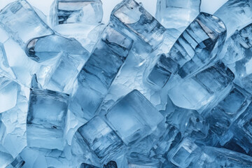 Obraz premium ADHD ice cubes abstract association minimal photo