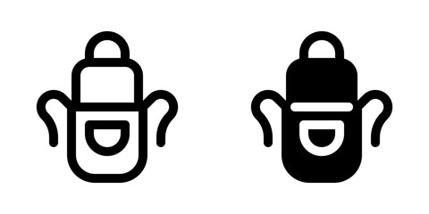Editable apron vector icon. Apparel, gardening, cooking. Part of a big icon set family. Perfect for web and app interfaces, presentations, infographics, etc