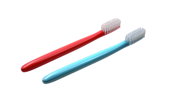 toothbrush pairs on white or PNG transparent background.