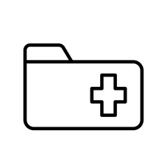 hospital file line icon