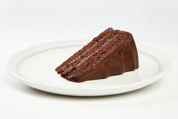 chocolate cake on plate