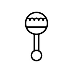 baby toy line icon
