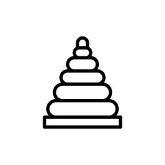 baby toy line icon
