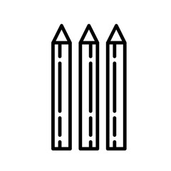pencil line icon