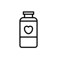 children's soap line icon