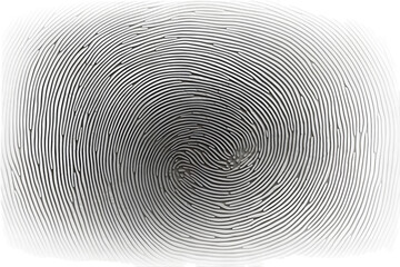 fingerprint hand palm texture isolated on white background. Generative AI.